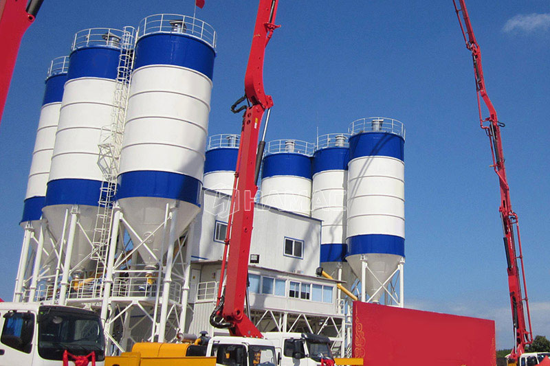 Buy ready mix concrete batching plant from HAMAC