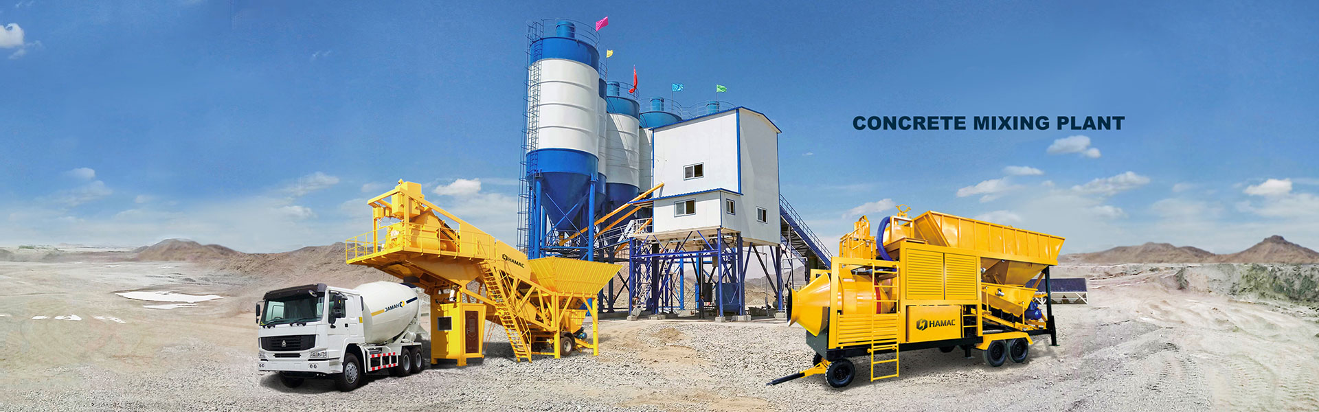 Concrete Batching Plant for Sale in HAMAC