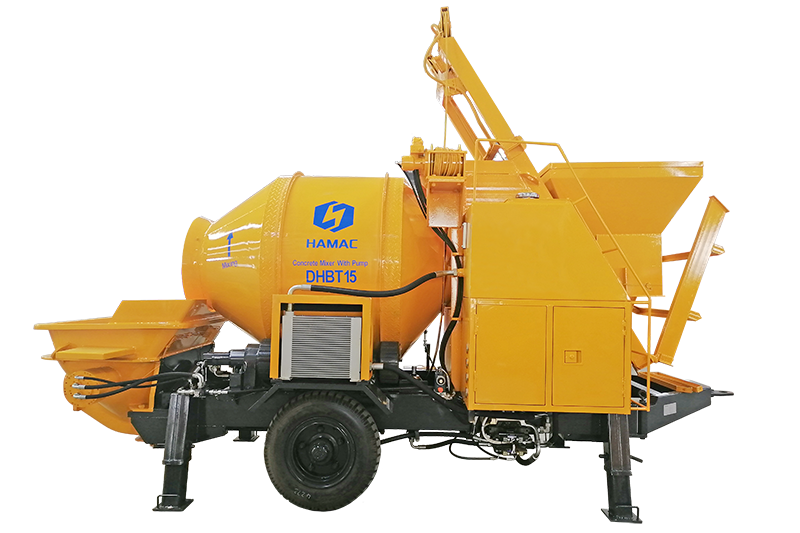 HAMAC concrete mixer with pump for sale