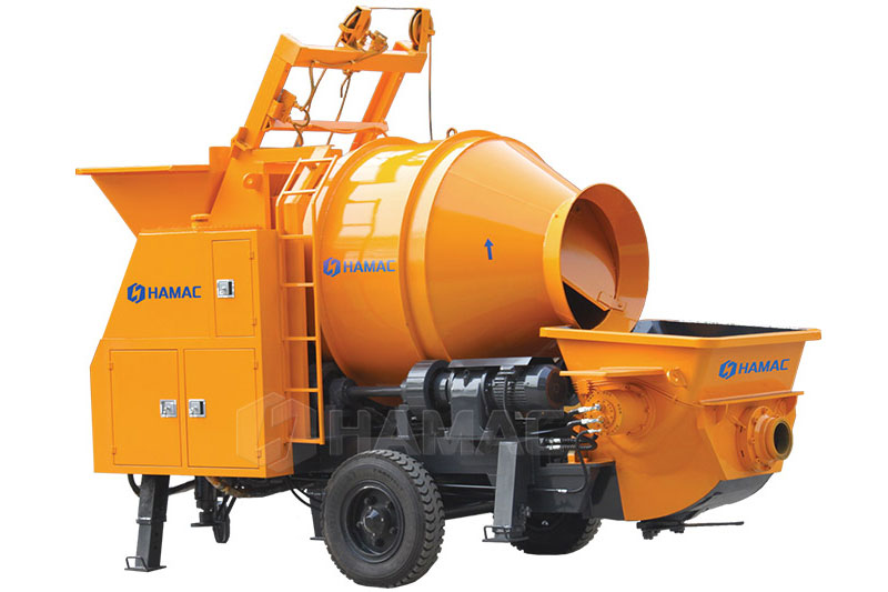 HAMAC concrete mixer with pump