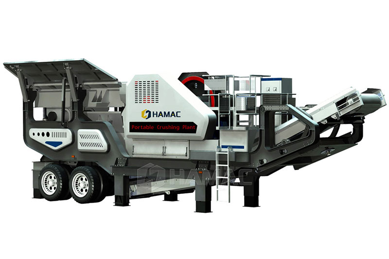 HAMAC mobile crushing plant