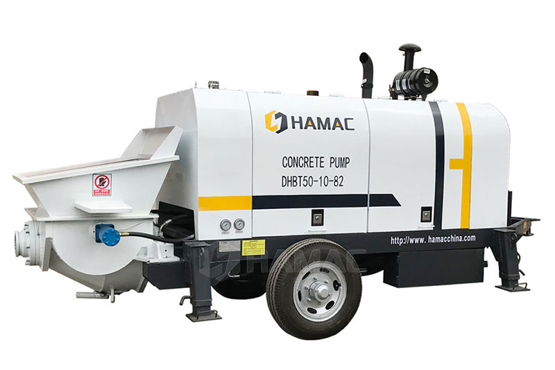 HAMAC trailer concrete pump