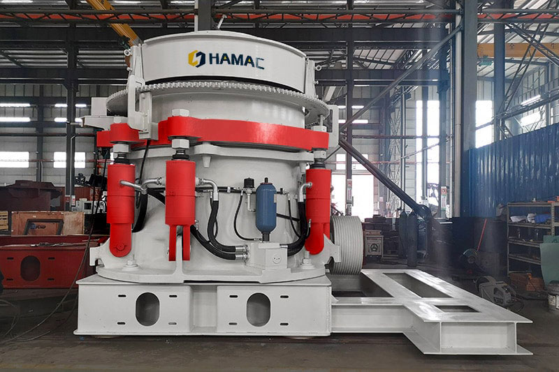 Hydraulic cone crusher with multi cylinders