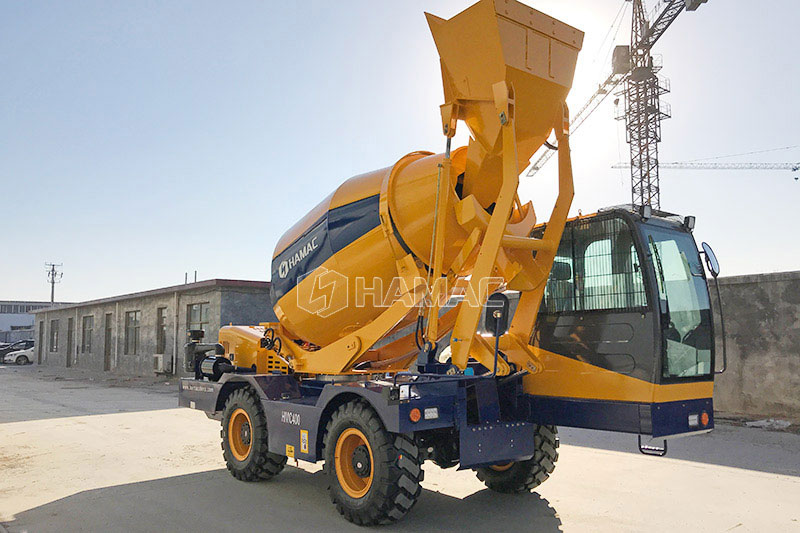 concrete mixer loader