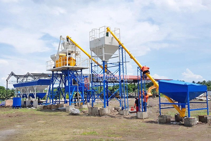 stationary concrete batching plant 5