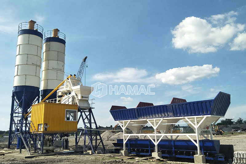 stationary concrete batching plant 6