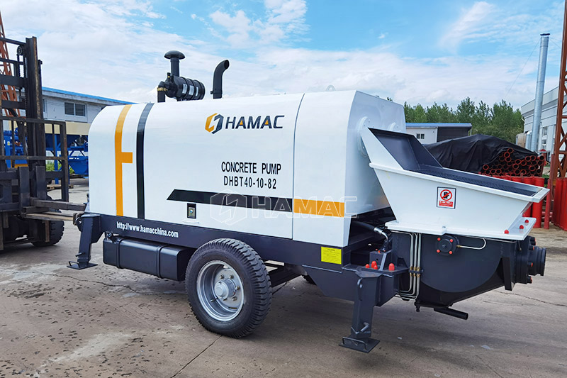 trailer concrete pump for sale in HAMAC