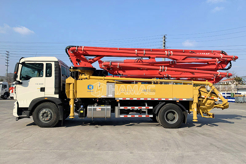 concrete boom pump