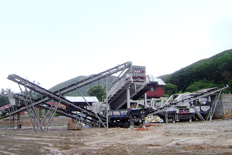 Mobile crusher equipment